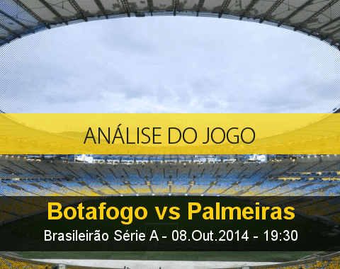 Análise do jogo: Botafogo vs Palmeiras (8 Outubro 2014)