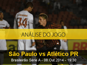 Análise do jogo: São Paulo vs Atlético Paranaense (8 Outubro 2014)