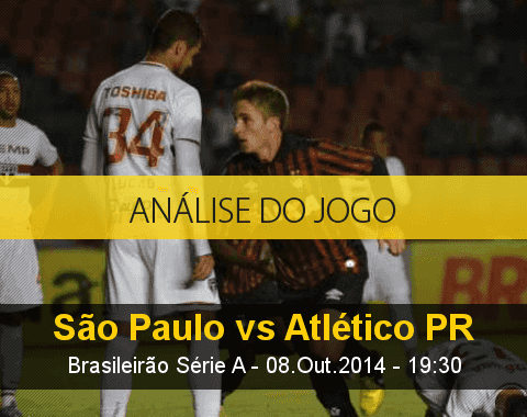 Análise do jogo: São Paulo vs Atlético Paranaense (8 Outubro 2014)