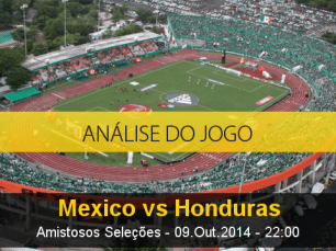 Análise do jogo: México vs Honduras (9 Outubro 2014)