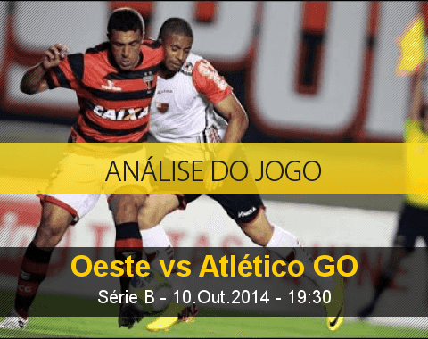 Análise do jogo: Oeste vs Atlético Goianiense (10 Outubro 2014)