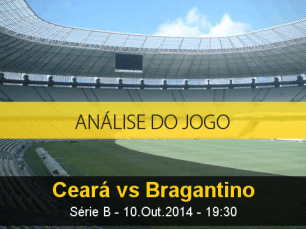 Análise do jogo: Ceará vs Bragantino (10 Outubro 2014)