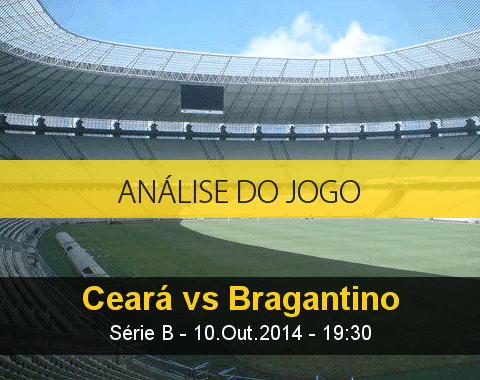 Análise do jogo: Ceará vs Bragantino (10 Outubro 2014)