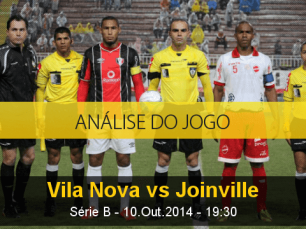Análise do jogo: Vila Nova vs Joinville (10 Outubro 2014)