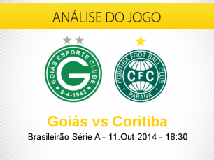 Análise do jogo: Goiás X Coritiba (11 Outubro 2014)
