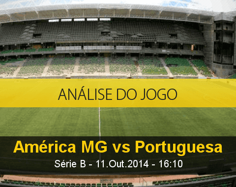 Análise do jogo: América Mineiro X Portuguesa (11 Outubro 2014)