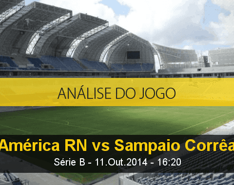Análise do jogo: América de Natal X Sampaio Corrêa (11 Outubro 2014)