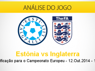 Análise do jogo: Estônia vs Inglaterra (12 Outubro 2014)