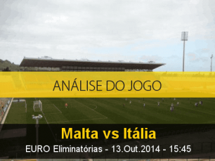 Análise do jogo: Malta vs Itália (13 Outubro 2014)