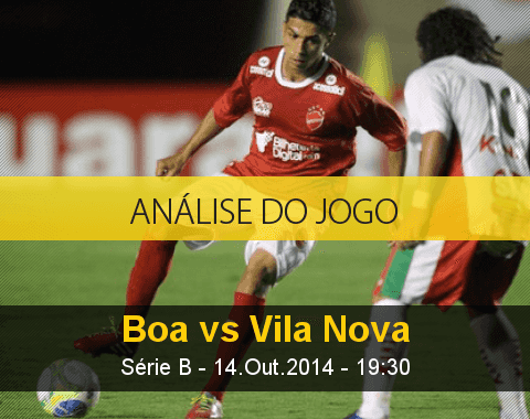 Análise do jogo: Boa Esporte vs Vila Nova (14 Outubro 2014)