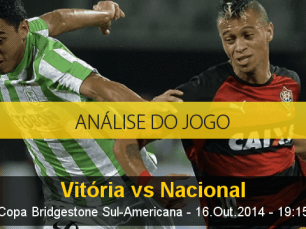 Análise do jogo: Vitória vs Nacional de Medellín (16 Outubro 2014)