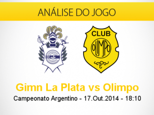 Análise do jogo: Gimnasia La Plata X Olimpo (17 Outubro 2014)