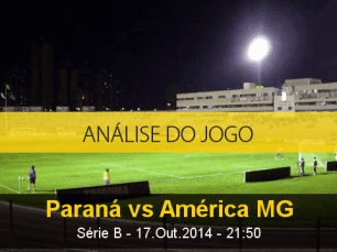 Análise do jogo: Paraná X América Mineiro (17 Outubro 2014)