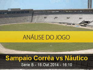 Análise do jogo: Sampaio Corrêa vs Náutico (18 Outubro 2014)