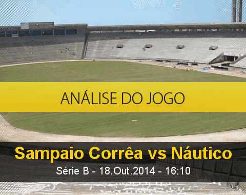 Análise do jogo: Sampaio Corrêa vs Náutico (18 Outubro 2014)