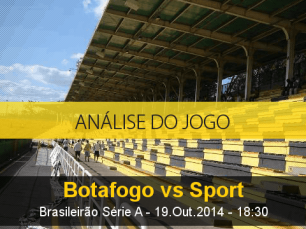 Análise do jogo: Botafogo vs Sport (19 Outubro 2014)