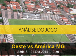 Análise do jogo: Oeste X América Mineiro (21 Outubro 2014)