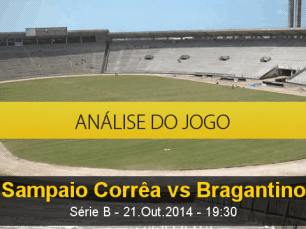 Análise do jogo: Sampaio Corrêa X Bragantino (21 Outubro 2014)
