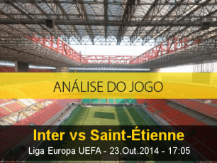 Análise do jogo: Inter de Milão X Saint Étienne (23 Outubro 2014)
