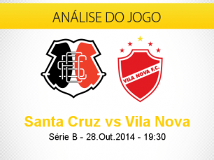 Análise do jogo: Santa Cruz X Vila Nova (28 Outubro 2014)