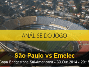 Análise do jogo: São Paulo X Emelec (30 Outubro 2014)