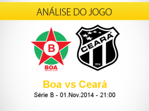 Análise do jogo: Boa Esporte X Ceará (1 Novembro 2014)