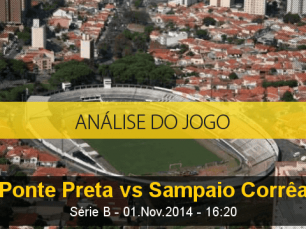 Análise do jogo: Ponte Preta X Sampaio Corrêa (1 Novembro 2014)