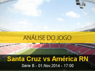 Análise do jogo: Santa Cruz X América de Natal (1 Novembro 2014)