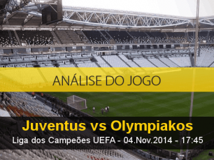 Análise do jogo: Juventus X Olympiakos (4 Novembro 2014)