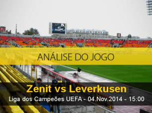 Análise do jogo: Zenit X Bayer Leverkusen (4 Novembro 2014)