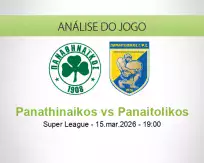 Prognóstico Panathinaikos Panaitolikos (15 March 2026)