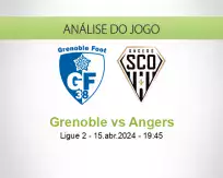 Prognóstico Grenoble Angers (15 April 2024)