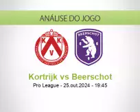 Prognóstico Kortrijk Beerschot (25 October 2024)