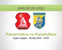 Prognóstico Panserraikos Panaitolikos (08 December 2025)