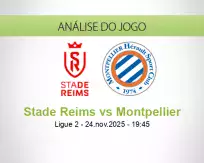 Prognóstico Stade Reims Montpellier (24 November 2025)