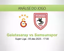 Prognóstico Galatasaray Samsunspor (05 December 2025)