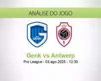 Prognóstico Genk Antwerp (03 August 2025)