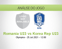 Prognóstico Romania U23 Korea Rep U23 (25 Julho 2021)