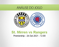Prognóstico St. Mirren Rangers (24 Outubro 2021)