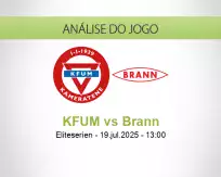 Prognóstico KFUM Brann (19 July 2025)