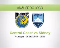 Prognóstico Central Coast Sidney (06 December 2025)