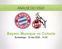 Bayern Munique vs Colonia