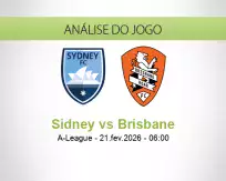 Prognóstico Sidney Brisbane (21 February 2026)