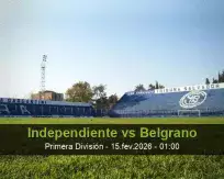 Prognóstico Independiente Belgrano (15 February 2026)