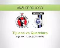 Prognóstico Tijuana Querétaro (12 July 2025)