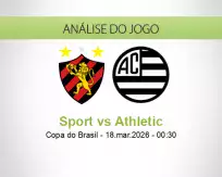Prognóstico Sport Athletic (18 March 2026)