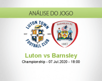 Prognóstico Luton Barnsley (07 Julho 2020)