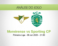 Prognóstico Moreirense Sporting (06 Julho 2020)