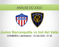 Prognóstico Junior Independiente del Valle (23 Setembro 2020)
