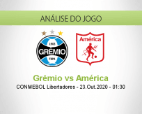Prognóstico Grêmio América de Cali (23 Outubro 2020)
